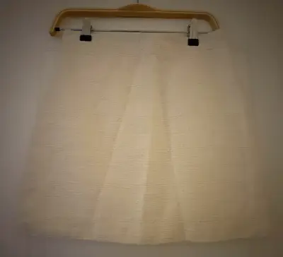 Falda beige de tela Zara - miniatura 1