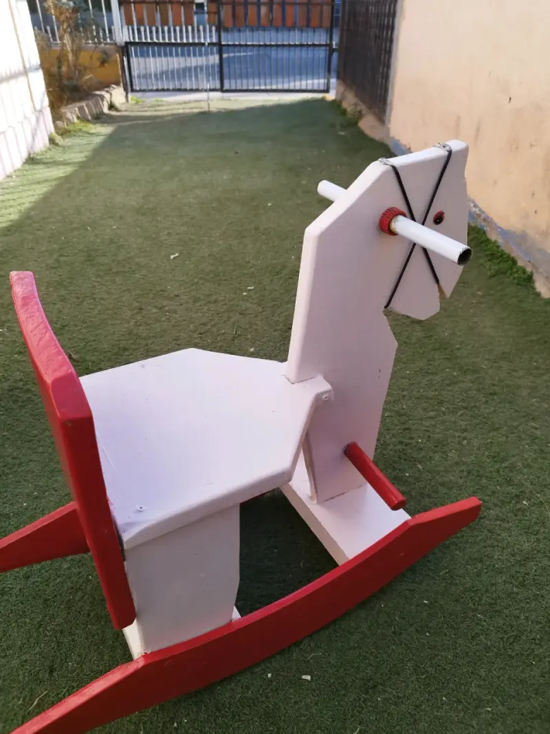 Caballo balancín de madera - 5