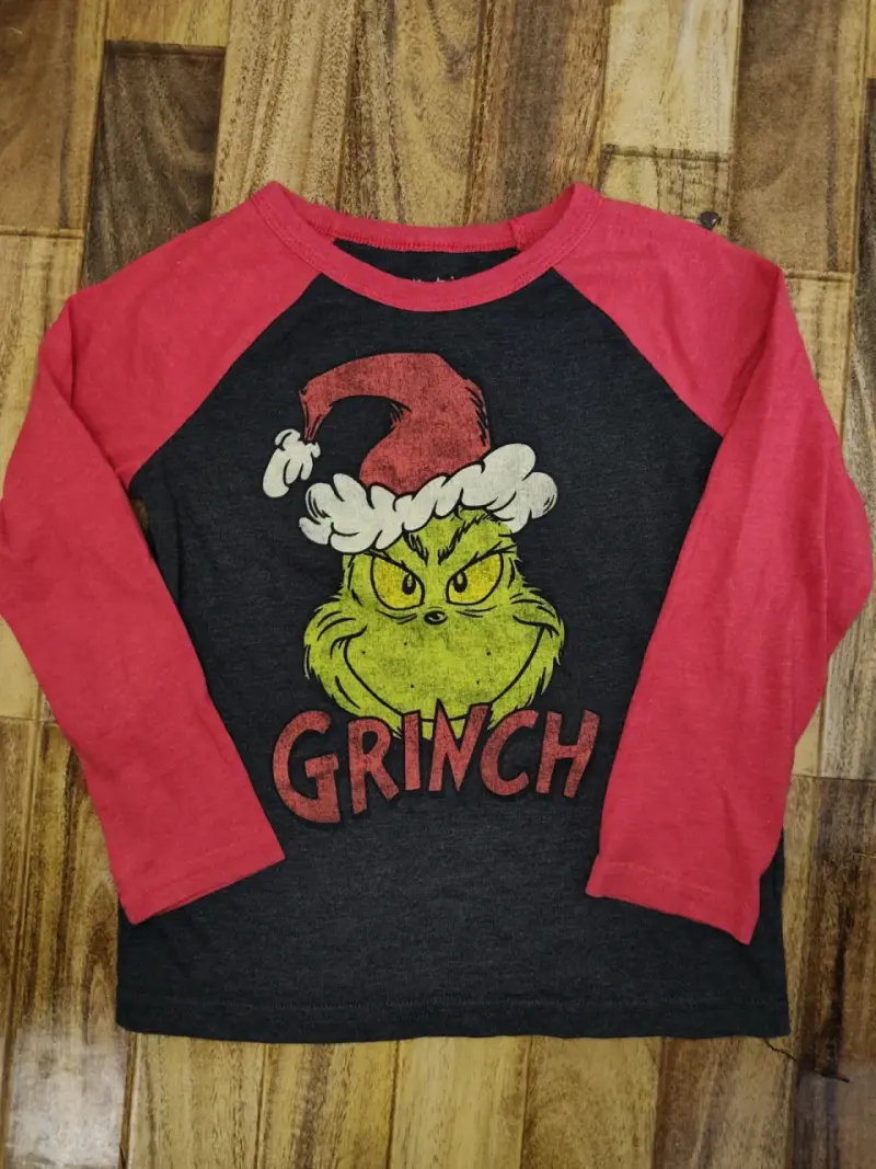 Polera infantil Grinch Navidad