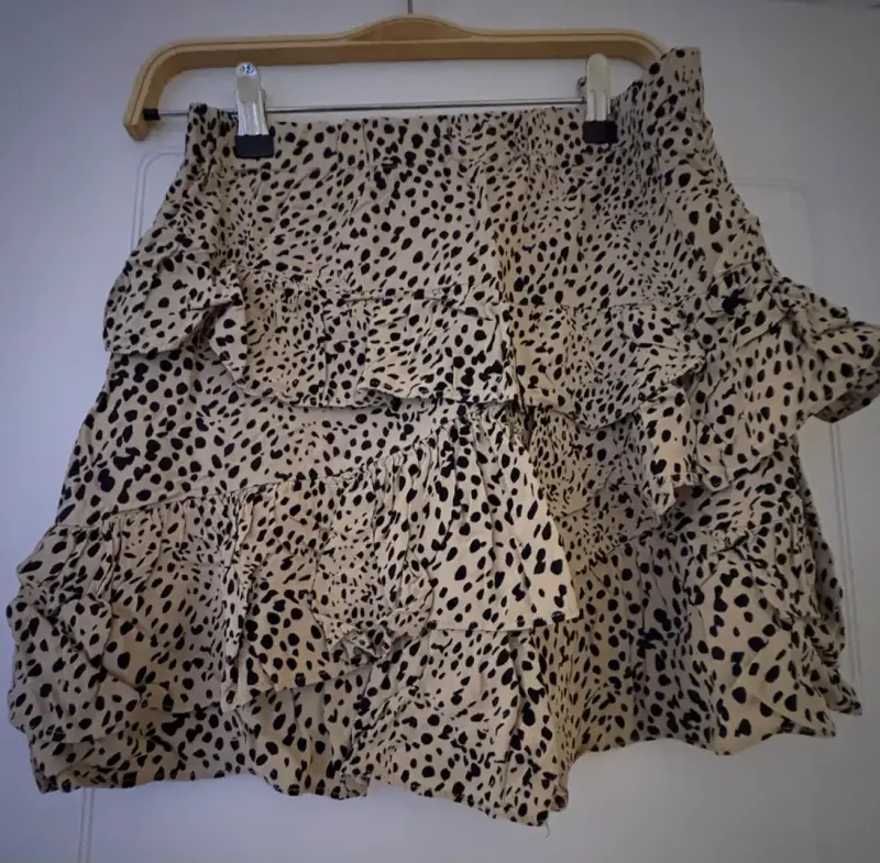 Falda corta animal print - 1