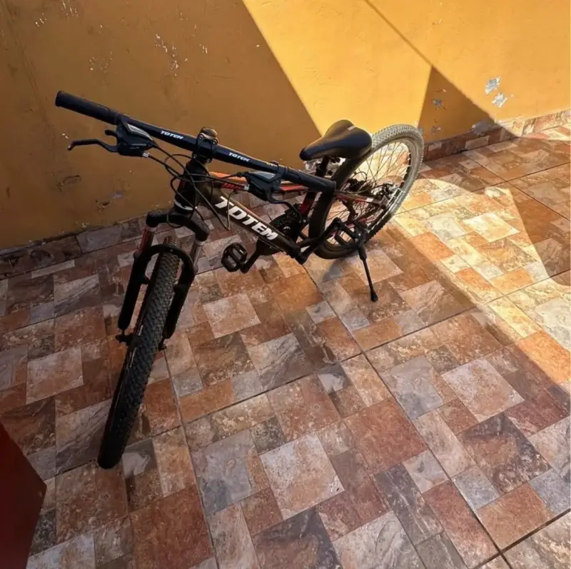 Bicicleta Totem Mtb Aro 20 Modelo 1100 Negro Xs - 5