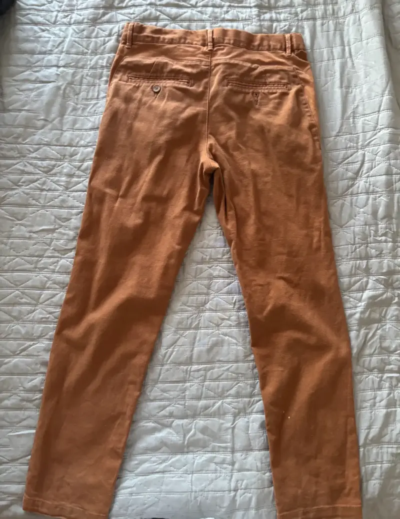 Pantalones cafe niño - 2