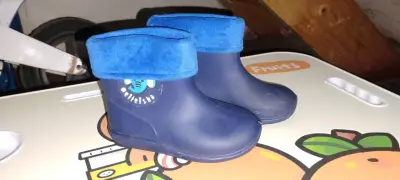 Botas de lluvia azules niño - miniatura 1