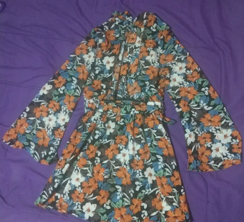 Vestido floral Shein multicolor - 2