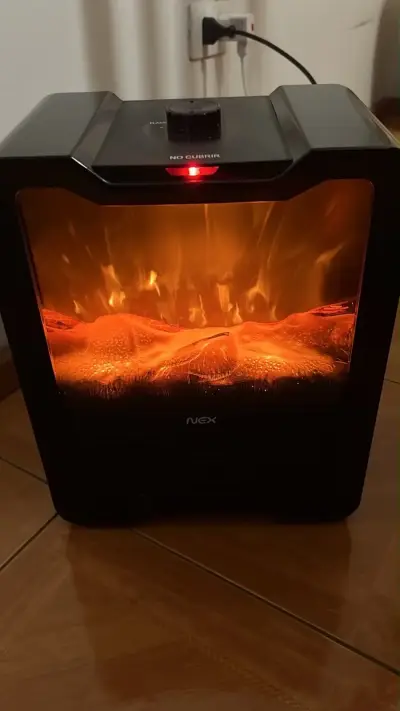 Estufa eléctrica efecto chimenea - miniatura 3