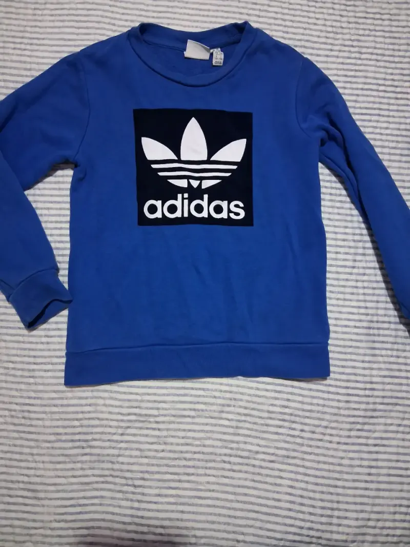 Polerón azul Adidas hombre talla 6 a 7