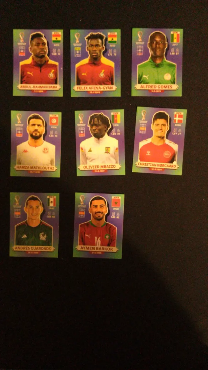 láminas de fútbol mundial 2022 - 5