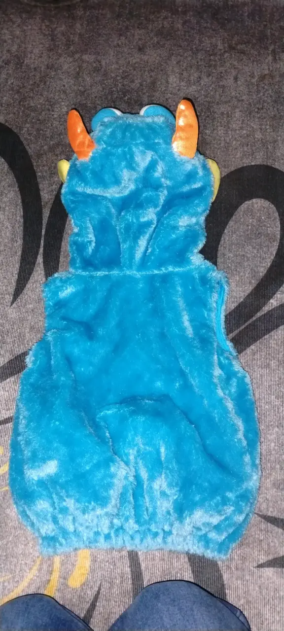 Disfraz infantil de monstruo azul - 2
