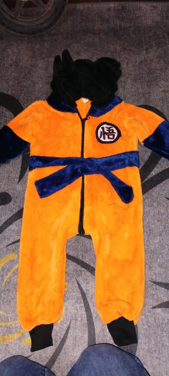 Disfraz infantil de Goku naranja - 1