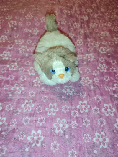 Peluche de gatito pequeño fur real friend - miniatura 1