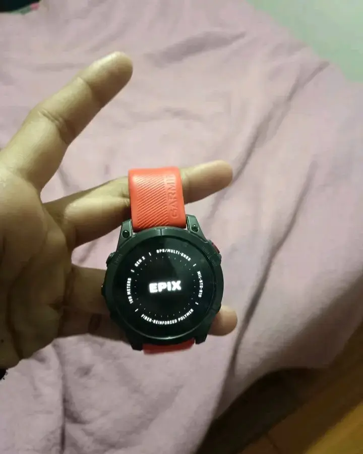 Reloj inteligente Epix rojo - 2