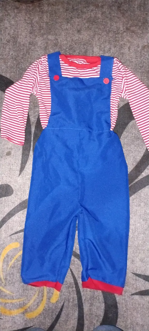 Disfraz infantil azul y rojo - 2