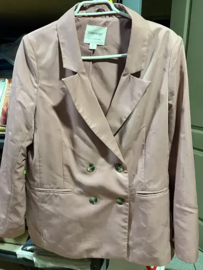 Blazer rosa University Outerwear - miniatura 1