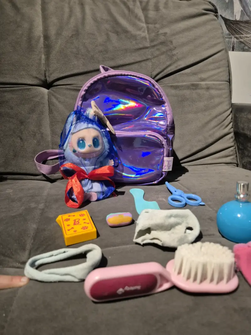 Set labubu con accesorios y mochila - 4