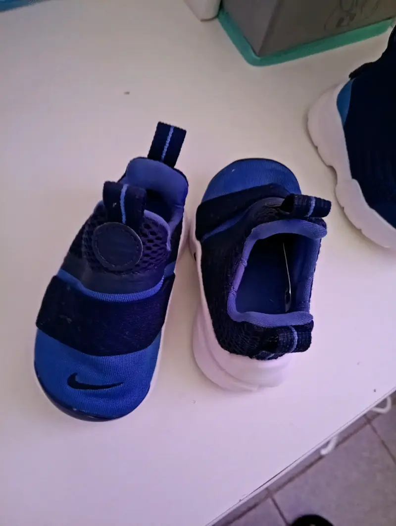 Zapatillas deportivas azules para bebé Nike - 4