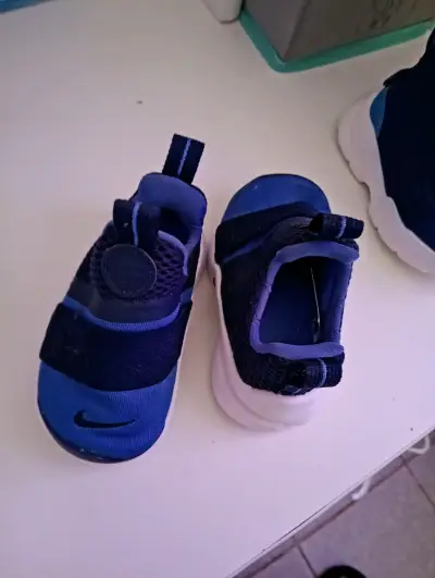 Zapatillas deportivas azules para bebé Nike - miniatura 4