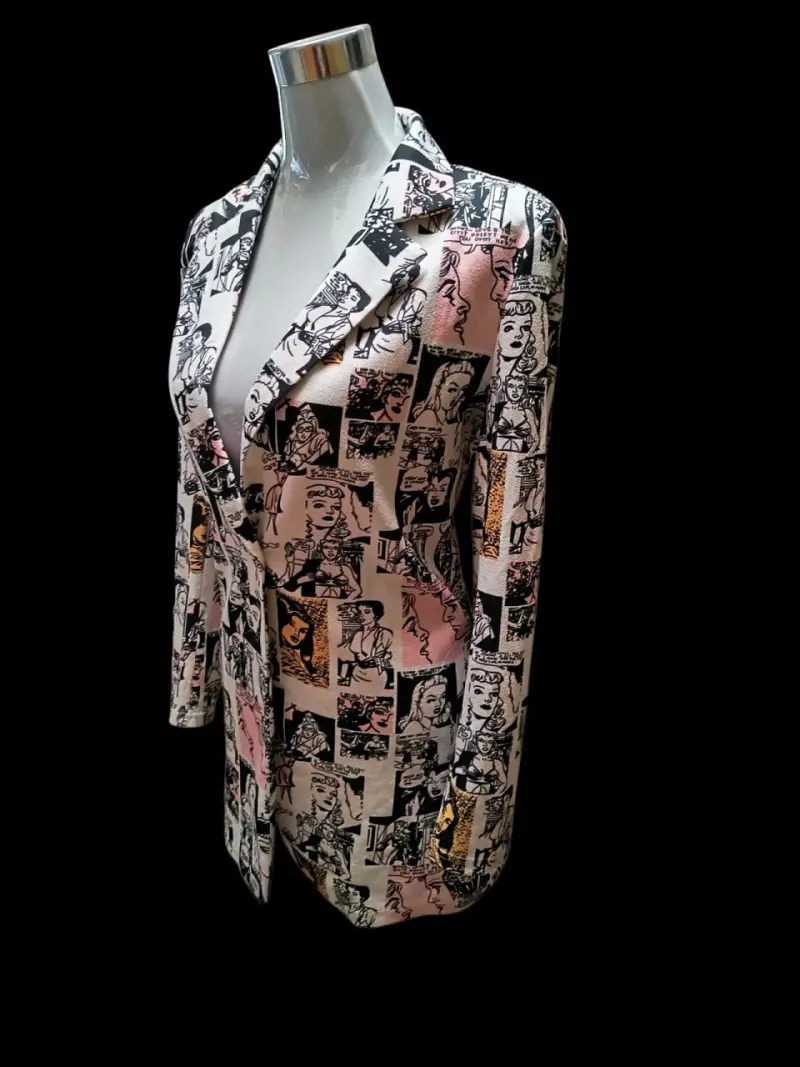 Blazer estampado cómic - 2