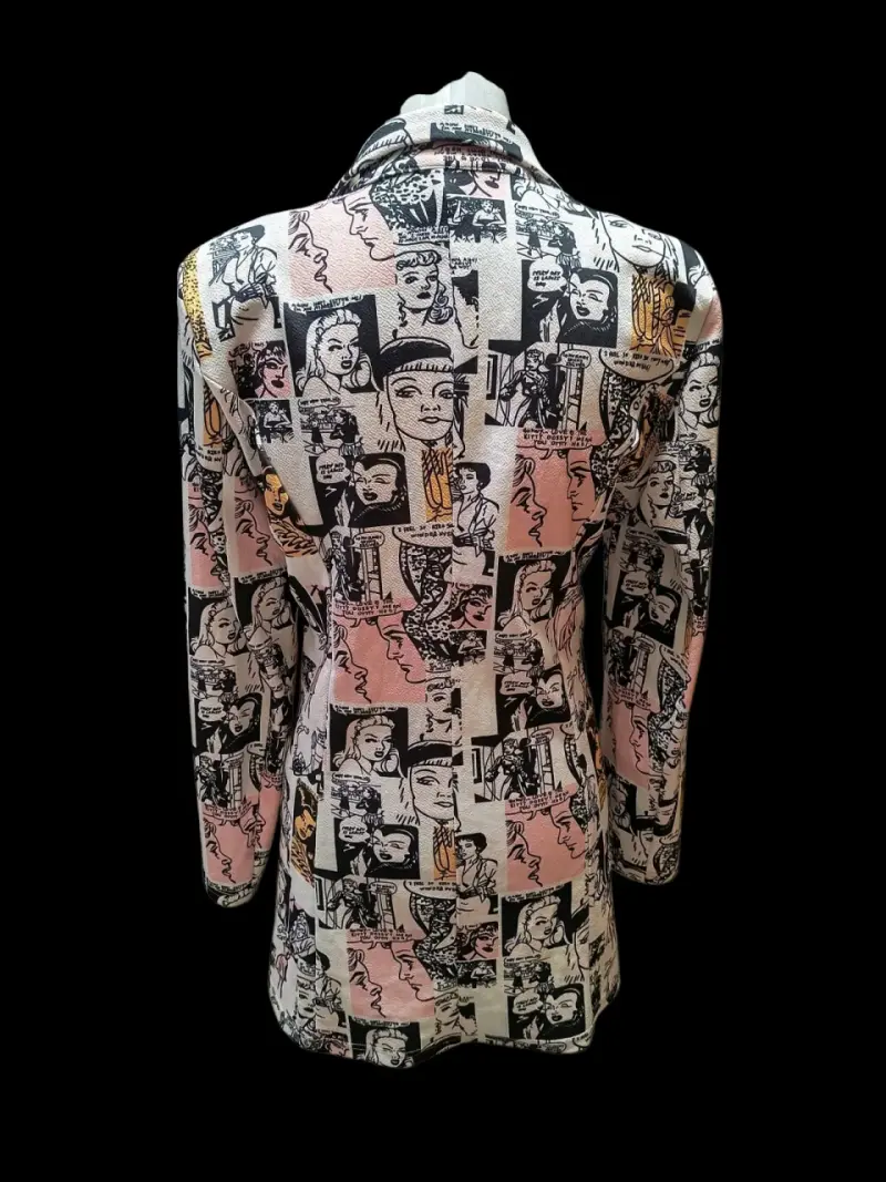 Blazer estampado cómic - 3