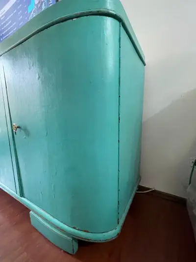 Aparador vintage turquesa - miniatura 6