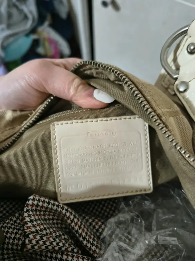 Cartera Coach beige pequeña - 2