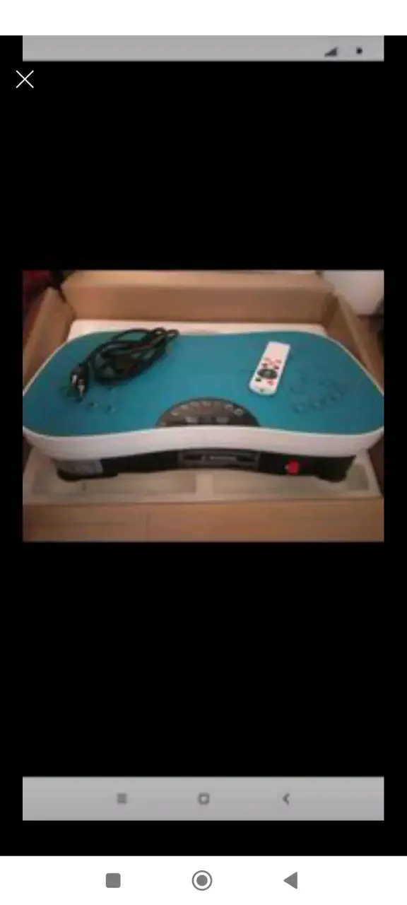 Plataforma vibratoria con control remoto