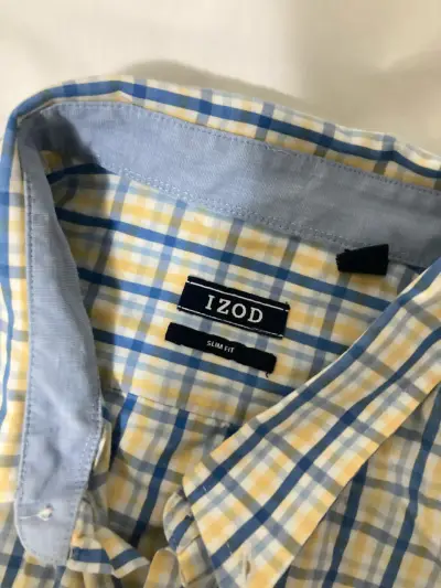 Camisa a cuadros IZOD multicolor - miniatura 2