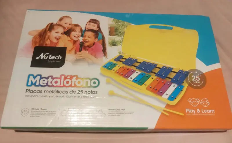 Metalófono Nutech 25 notas