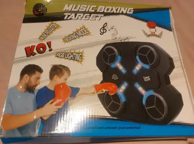 Juego de boxeo musical con luces - miniatura 1