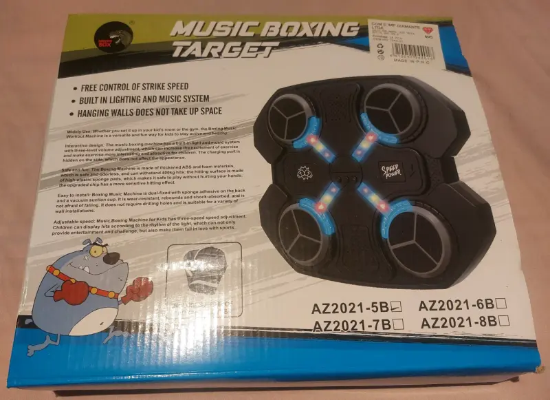 Juego de boxeo musical con luces - 2