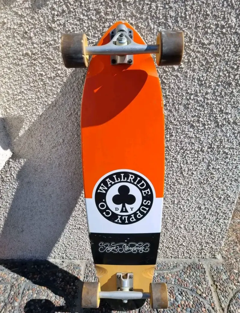 Longboard Wallride Supply naranja - 1
