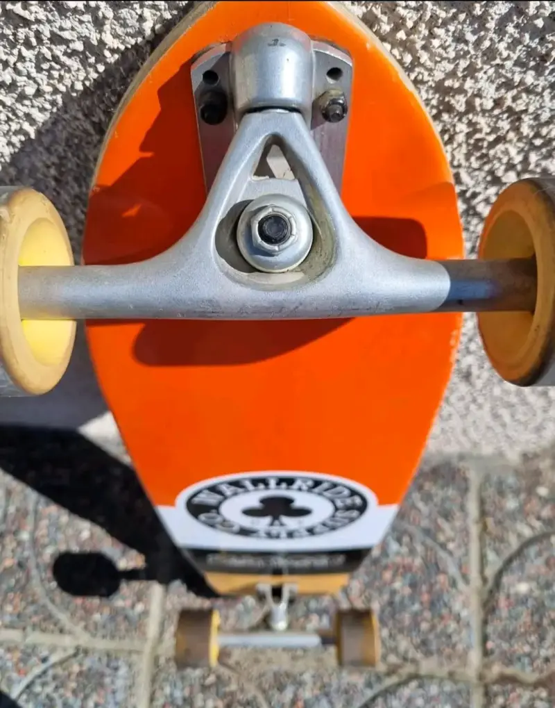 Longboard Wallride Supply naranja - 3
