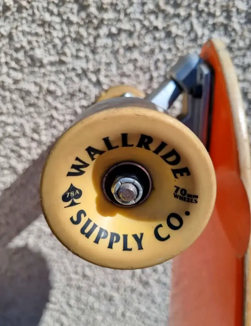 Longboard Wallride Supply naranja - 4