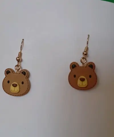 Aros osito marrón - miniatura 3