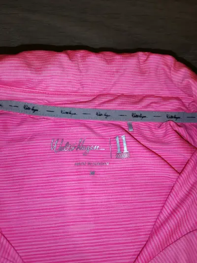 Polera polo rosada Walter hagen hombre M importado - miniatura 2
