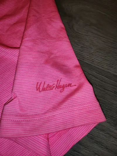 Polera polo rosada Walter hagen hombre M importado - miniatura 3