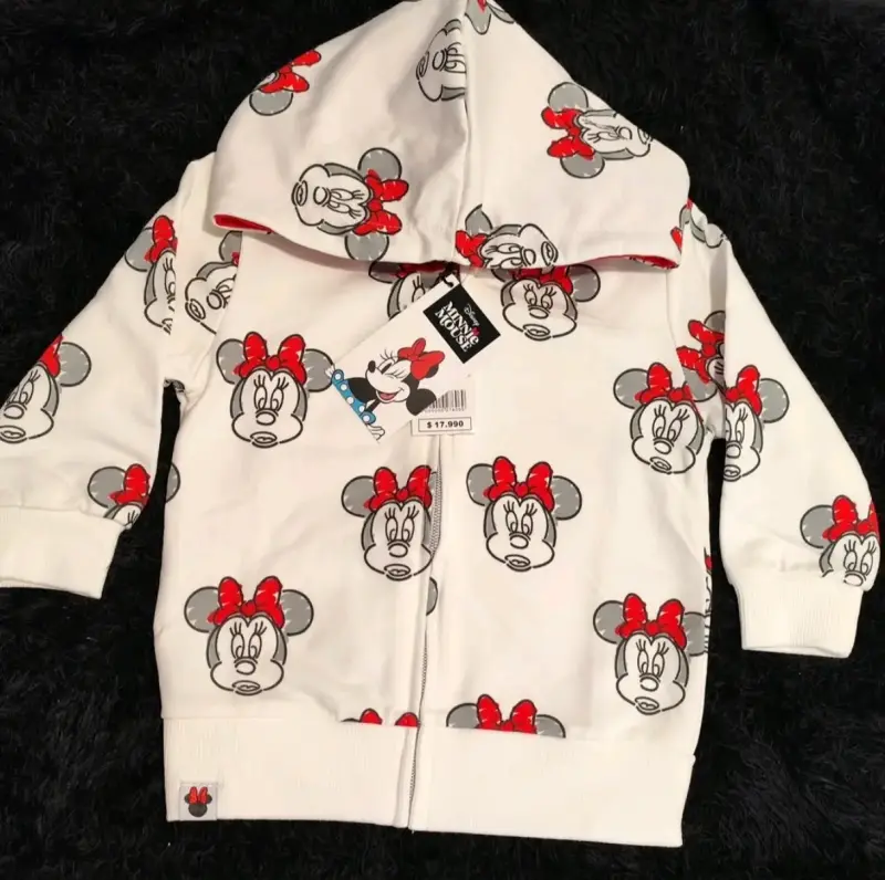 Polerón Minnie Mouse con capucha