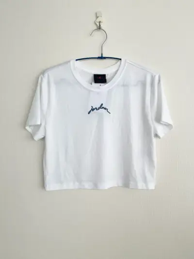 Polera blanca marca Jordan original - miniatura 1