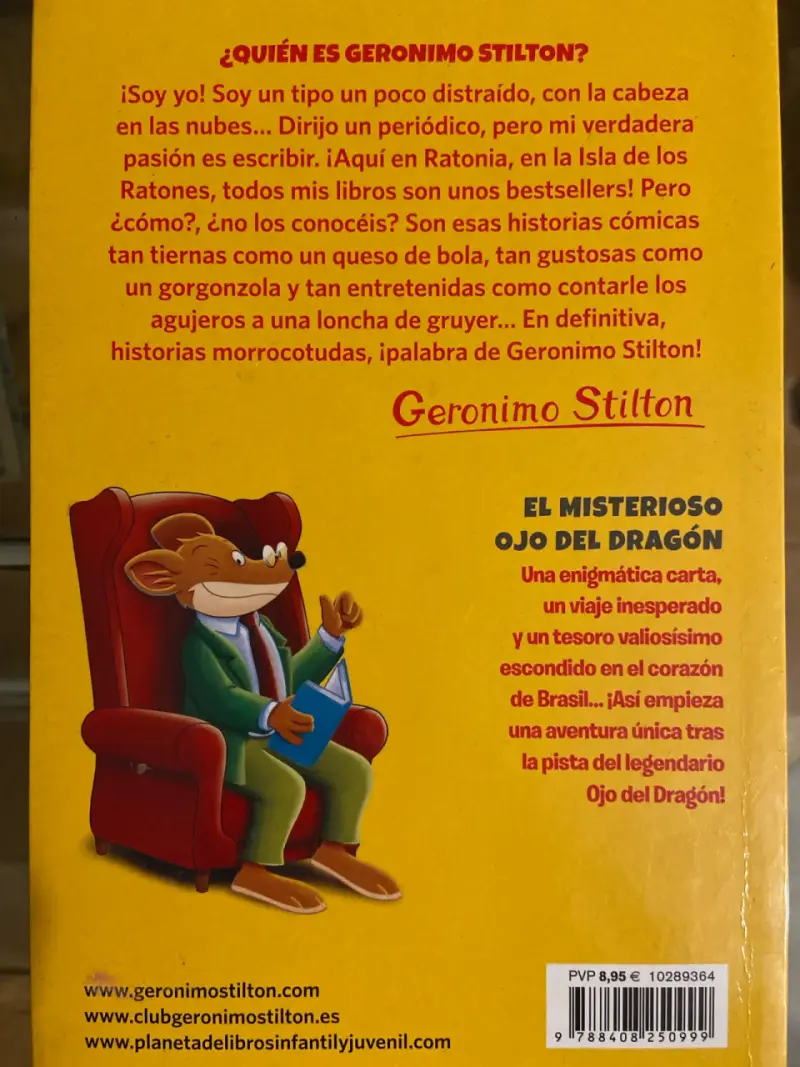 Libro Geronimo Stilton El Misterioso Ojo del Dragón - 2