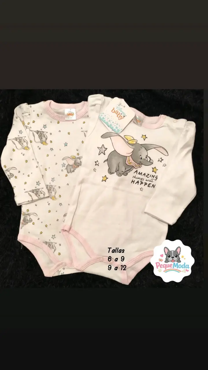 Bodys de bebé Dumbo
