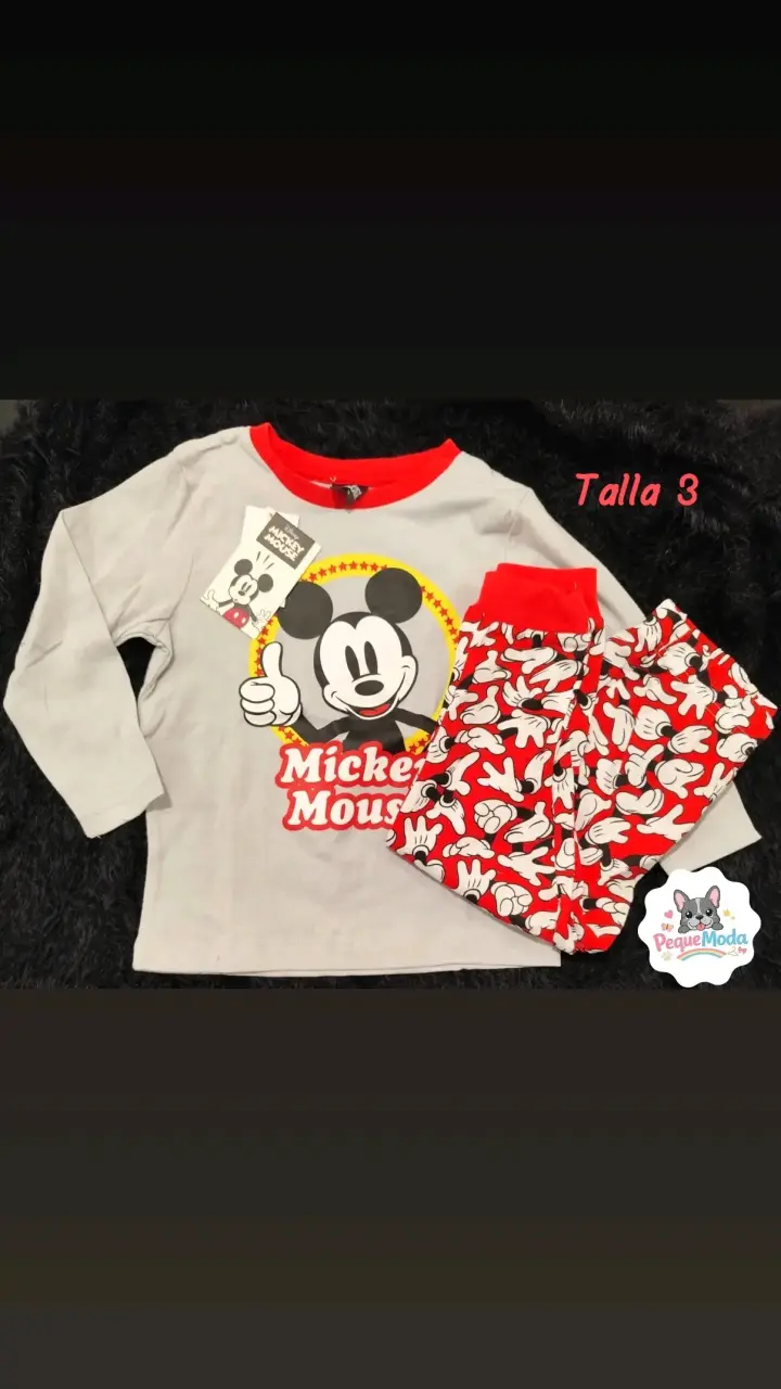 Pijama infantil Mickey Mouse