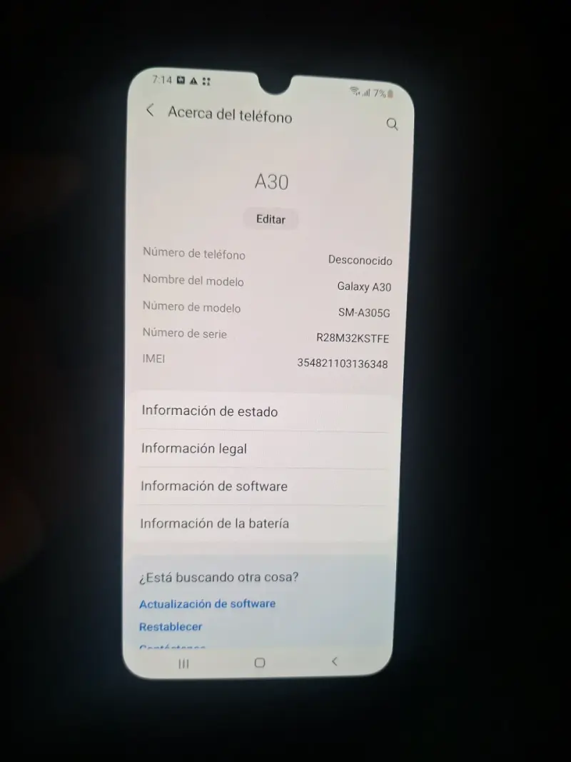 Smartphone Samsung Galaxy A30 - 1