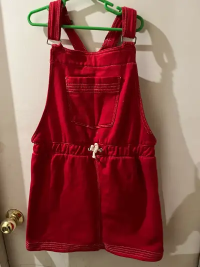 Jumper tipo overol rojo - miniatura 1
