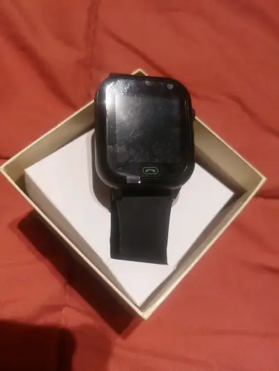 Reloj inteligente Smartwatch negro - miniatura 2