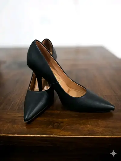 Zapatos de tacón negros elegantes - miniatura 2