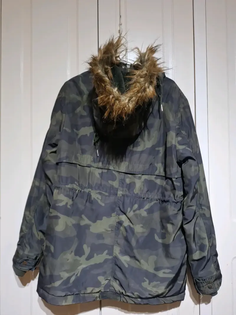 Parka camuflada militar Talla S - 2