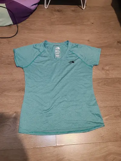 Polera deportiva azul The North Face mujer M - miniatura 1