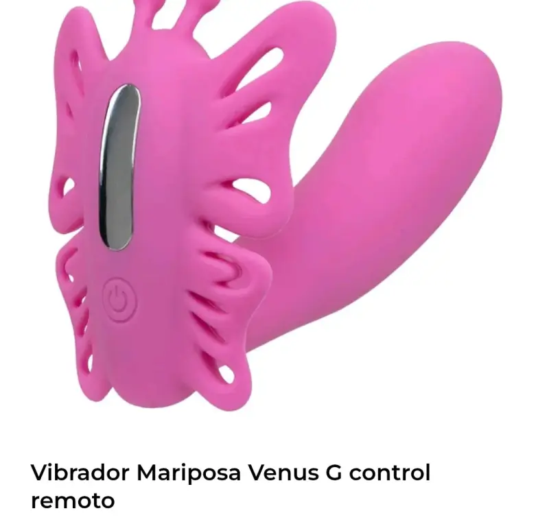 Vibrador Mariposa Venus G rosado