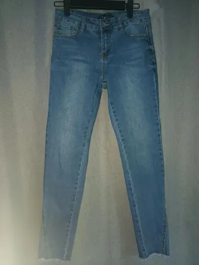 Jeans skinny tallas laterales - miniatura 1