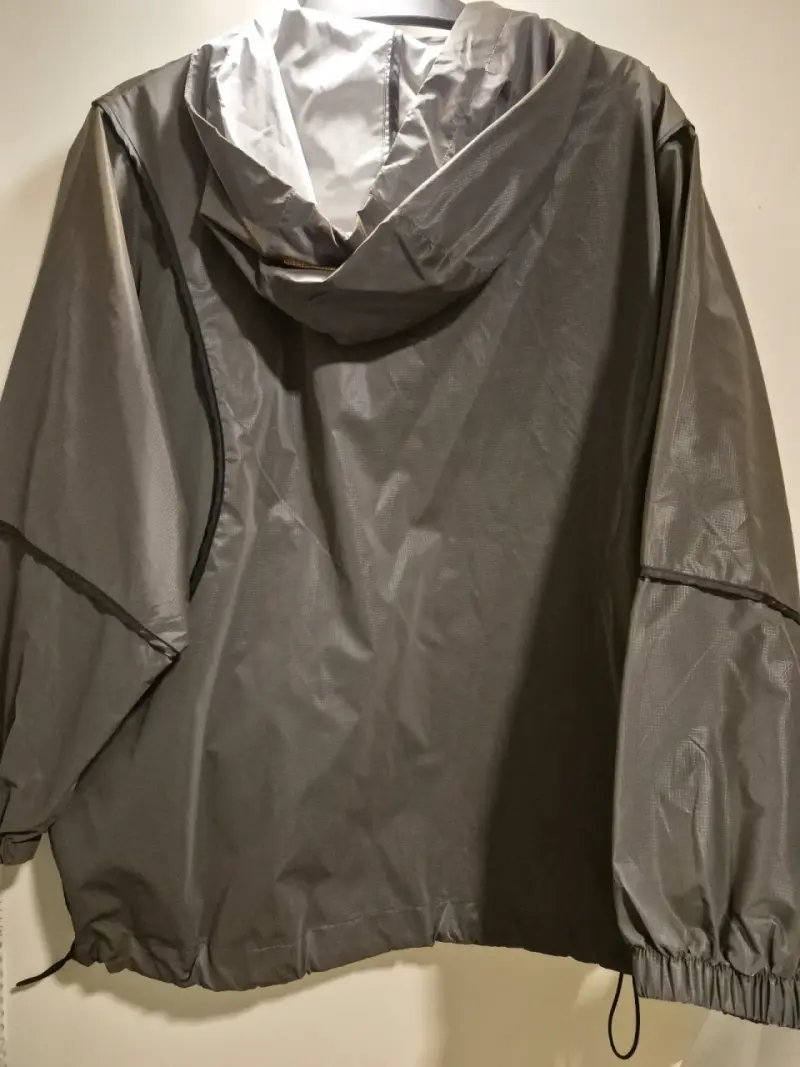 Chubasquera overside zara gris - 2