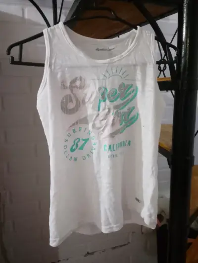 Polera blanca Super Girl - miniatura 1